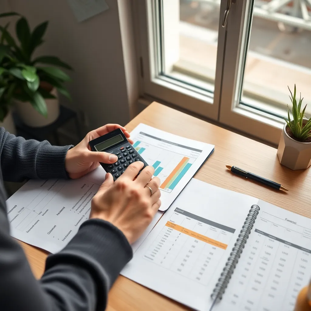 Nederlandse familie bespreekt hun huishoudbudget aan tafel met financiële documenten